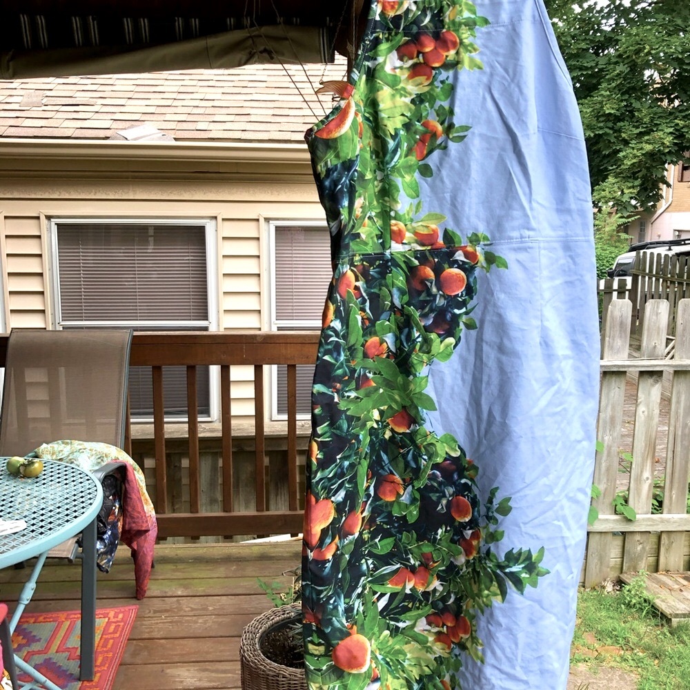 Anthropologie Oranges dress XL